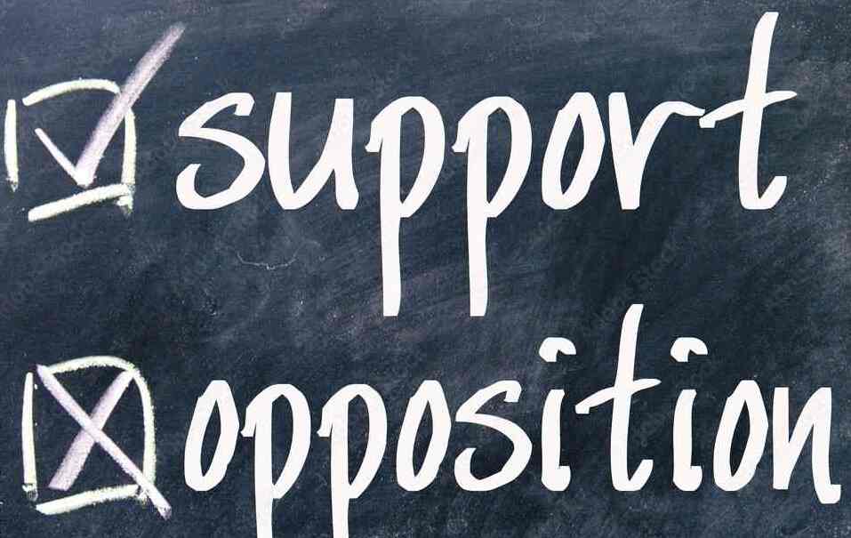 Support and Opposition: