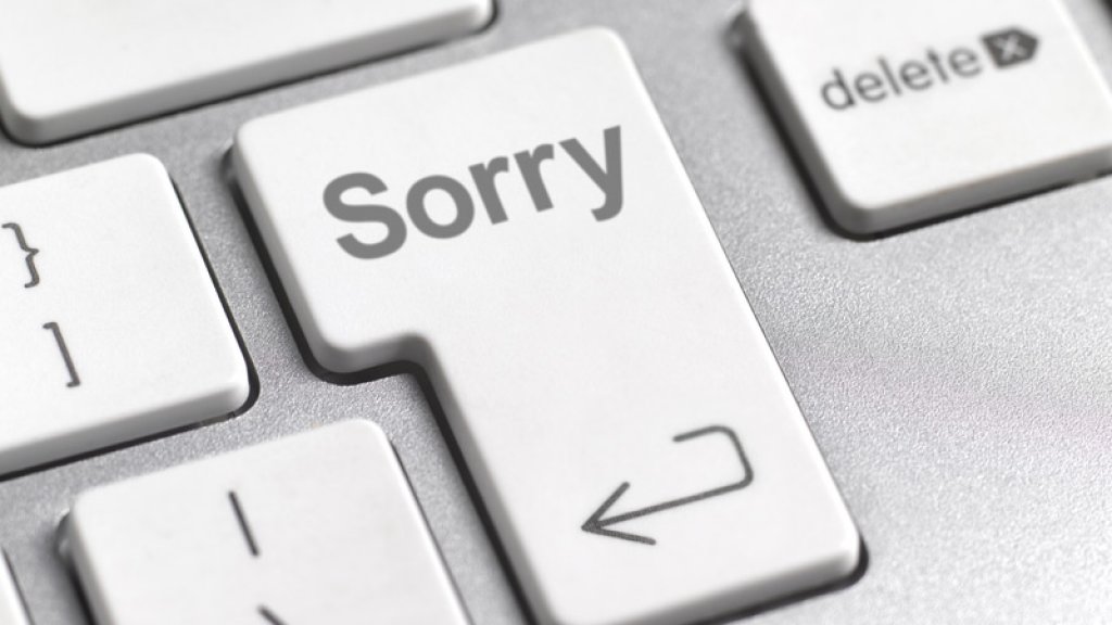 Apologize if You Make Mistakes: